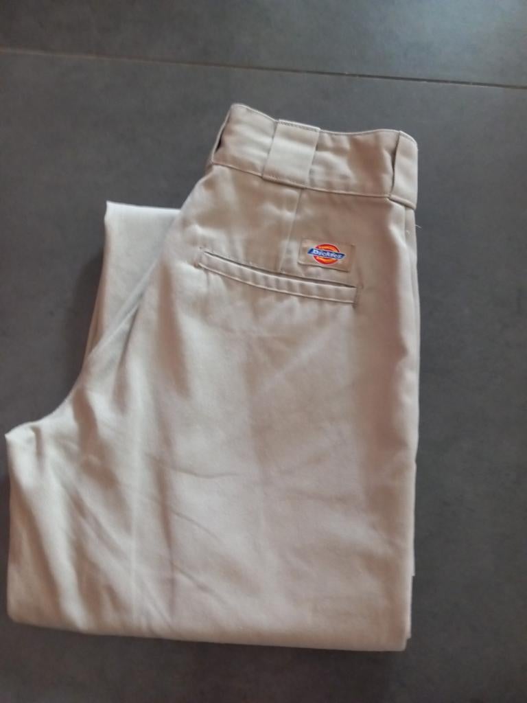 Broek Dickies W27/L30 -> 4€, Kleding | Heren, Ophalen, Beige, Dickies, Zo goed als nieuw