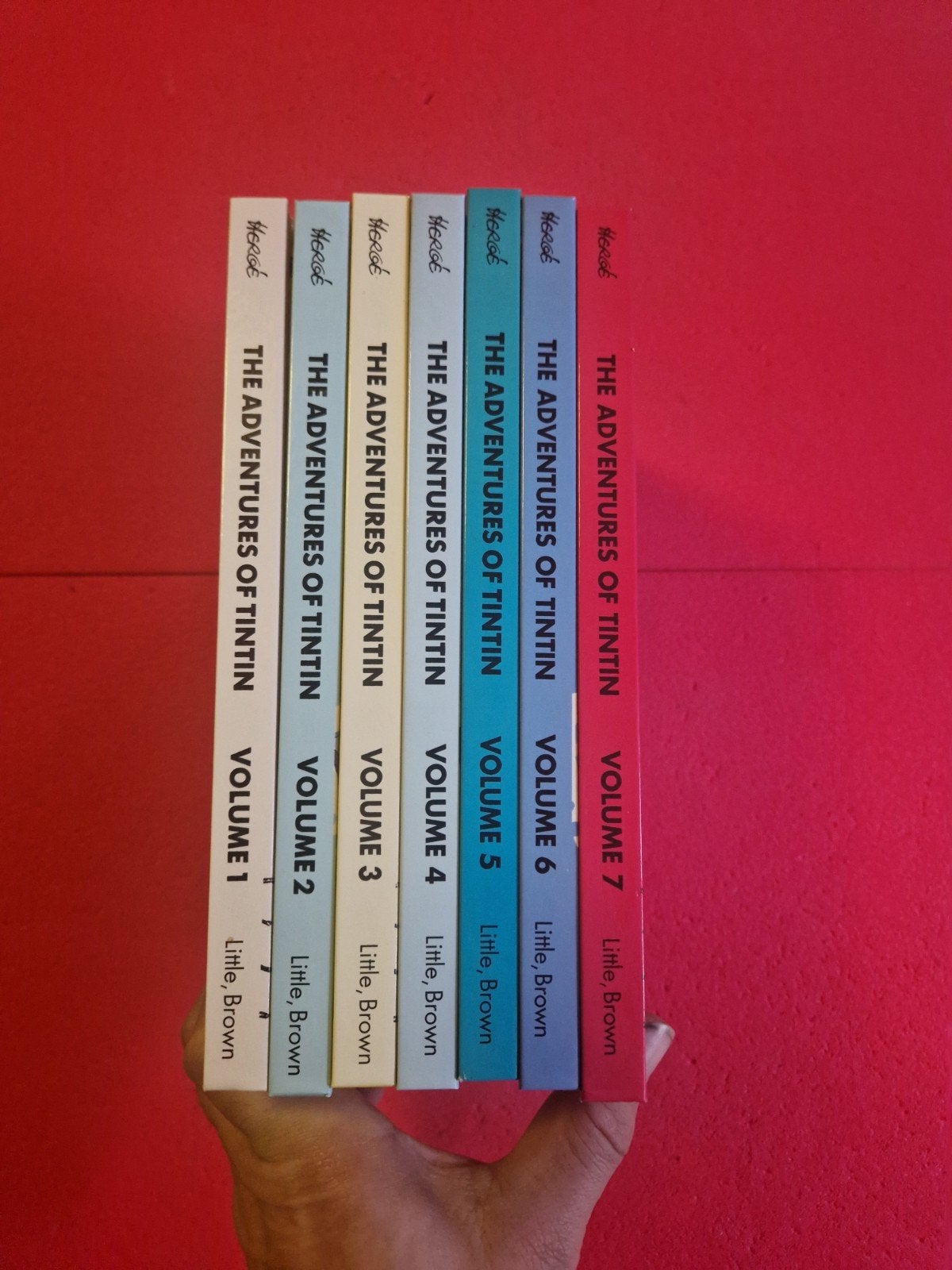 lot de 7 bd the adventures of tintin (en anglais), Livres, Enlèvement ou Envoi