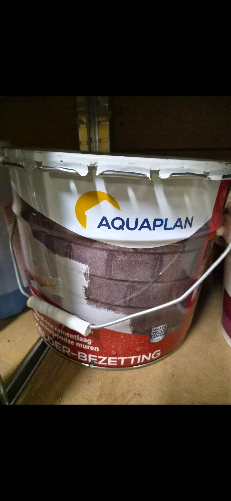 Aquaplan Kelder-bezetting cementcoating waterdicht 10 kg, Doe-het-zelf en Bouw, 5 tot 10 liter, Wit, Nieuw, Ophalen of Verzenden