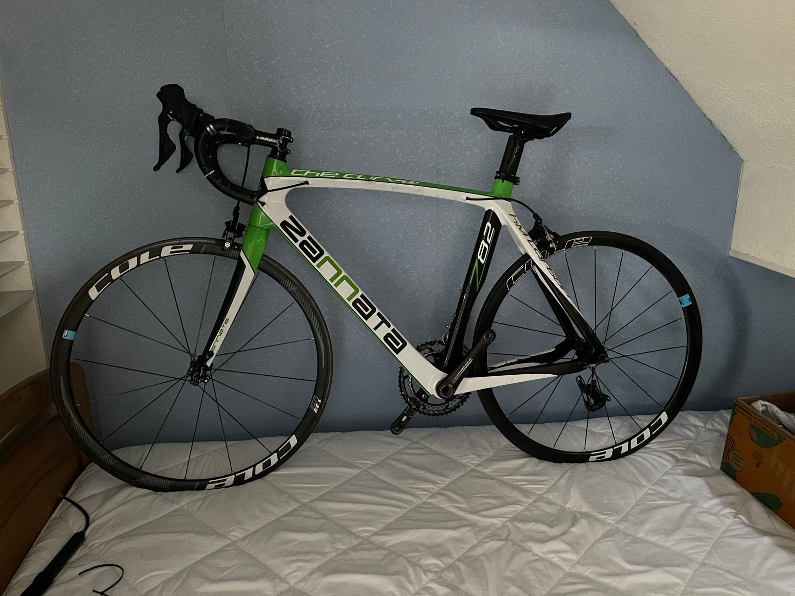 zannata z82 the curve, Fietsen en Brommers, Fietsonderdelen, Ophalen, Zo goed als nieuw, Frame, Carbon