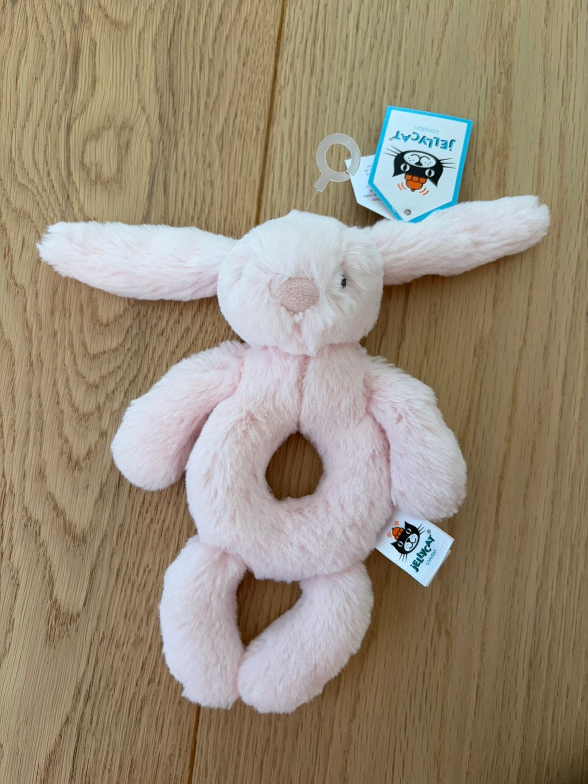 Nieuwe Jellycat bashful bunny grabber, Neuf, Jellycat, Enlèvement ou Envoi, Lapin