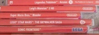 **5 jeux/cartouches Nintendo, Enlèvement ou Envoi, Neuf, Switch