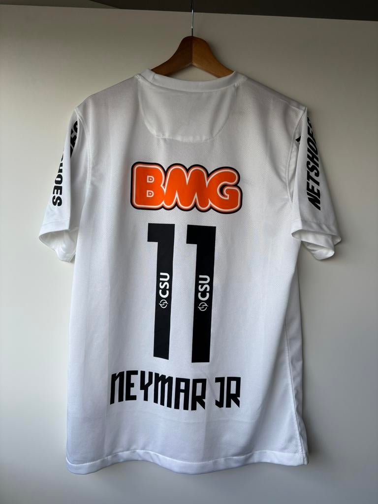 Maillot Santos FC Neymar Jr #11, Enlèvement ou Envoi, Blanc, Taille 48/50 (M), Neuf