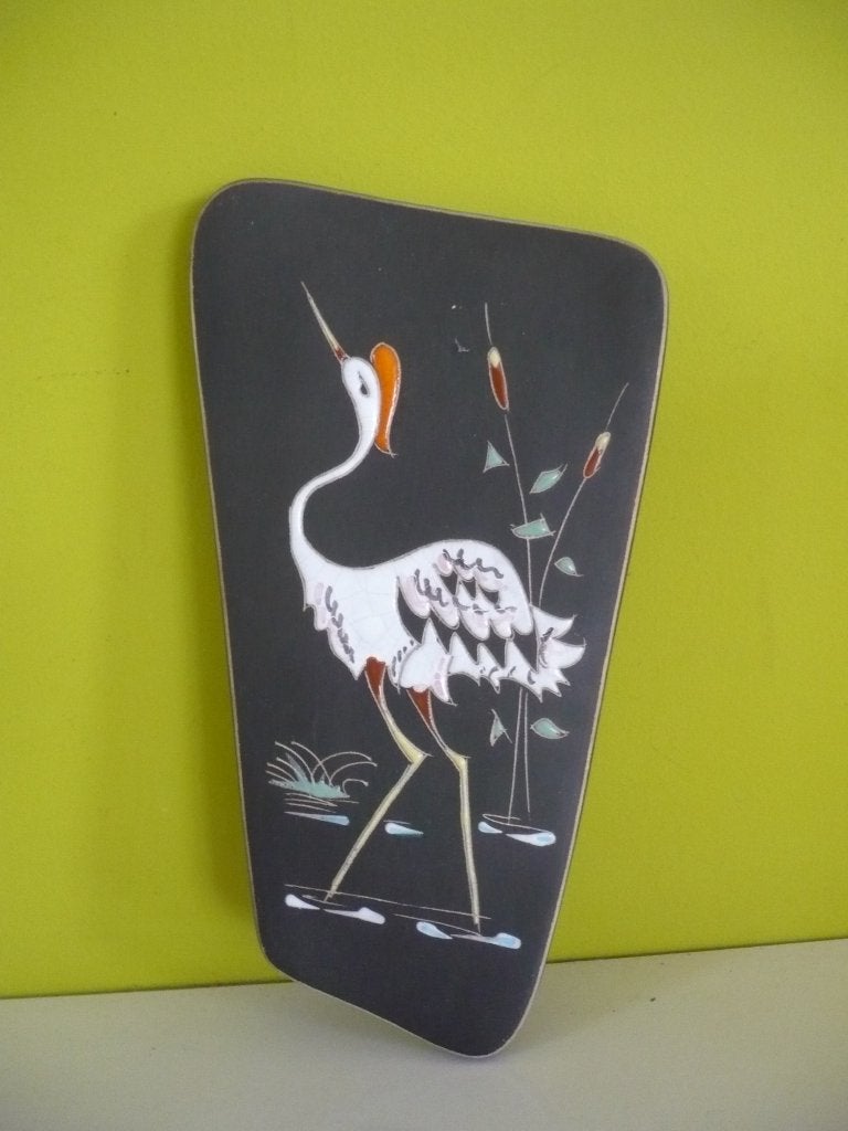 Knappe vintage wanddecoratie Ruscha keramik west-germany, Antiek en Kunst, Antiek | Keramiek en Aardewerk, Ophalen of Verzenden