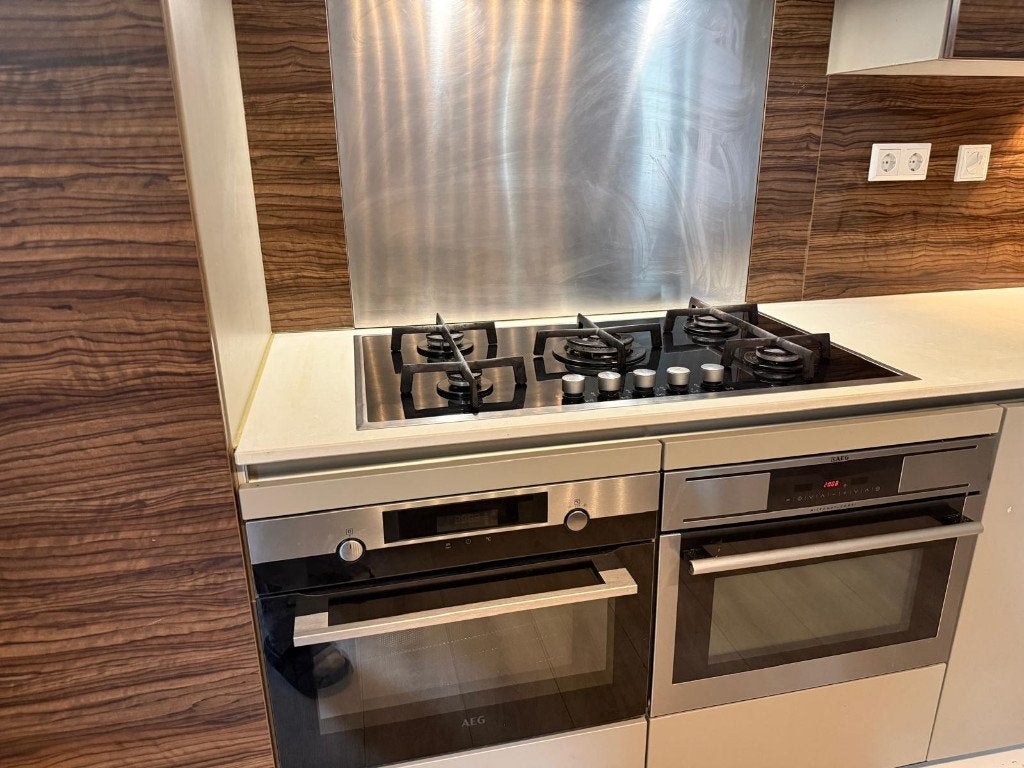 ✨ CUISINE DROITE DESIGN DE LUXE 497 CM+ÉLECTROMÉNAGERS ✨, Enlèvement ou Envoi, Composite, Comme neuf, Sans poignée
