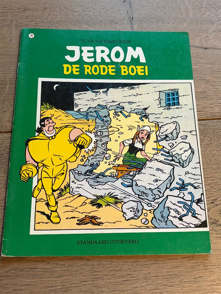 Jerom - 38 - De rode boei, Eén stripboek, Ophalen of Verzenden, Gelezen, Willy Vandersteen