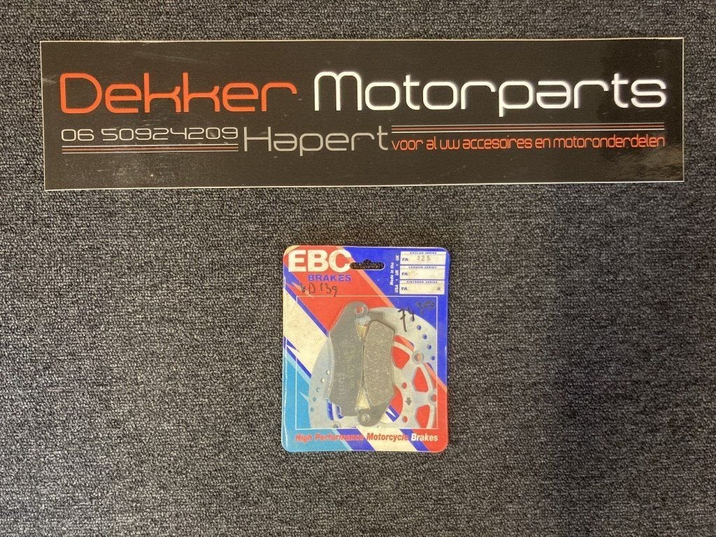 EBC remblokken FA125 voorzijde Honda XR600R XR650 CR500R etc, Motos, Neuf, -, -, -