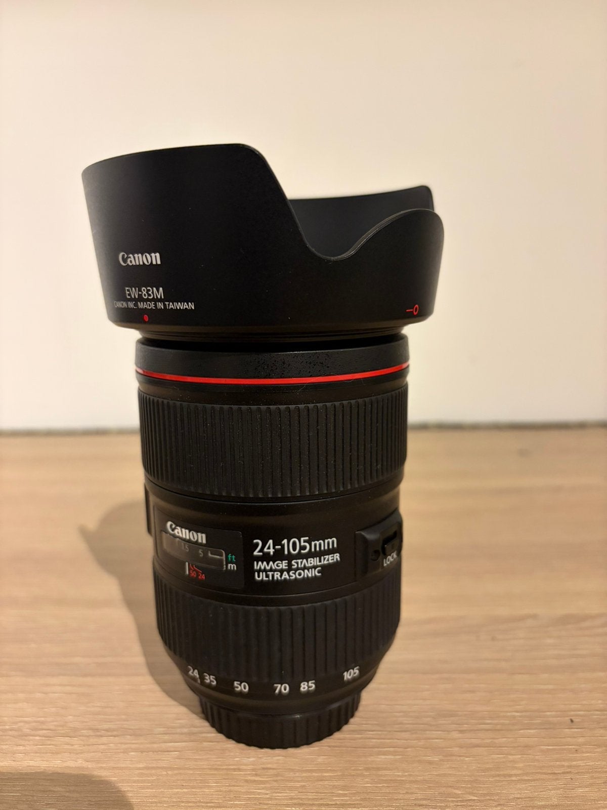 Canon EF 24-105mm f/4, Canon, Comme neuf, Enlèvement, Objectif grand angle