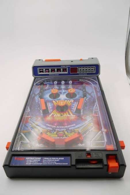 Flipper de table  Vintage "Atomic Arcade Pinball" par Tomy, Autres marques, Flipper (jeu), Utilisé, Électronique