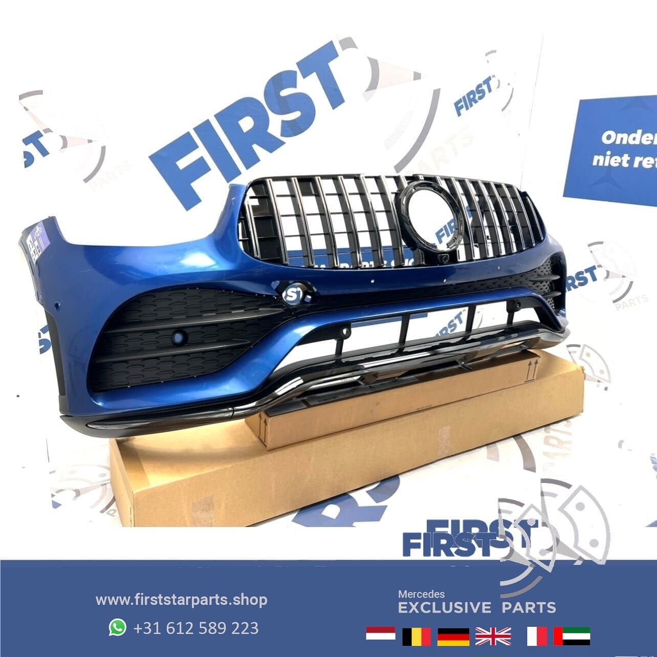 W253 BUMPER GLC FACELIFT AMG VOORBUMPER Mercedes 2018-2022 B, Utilisé, -, Avant, -