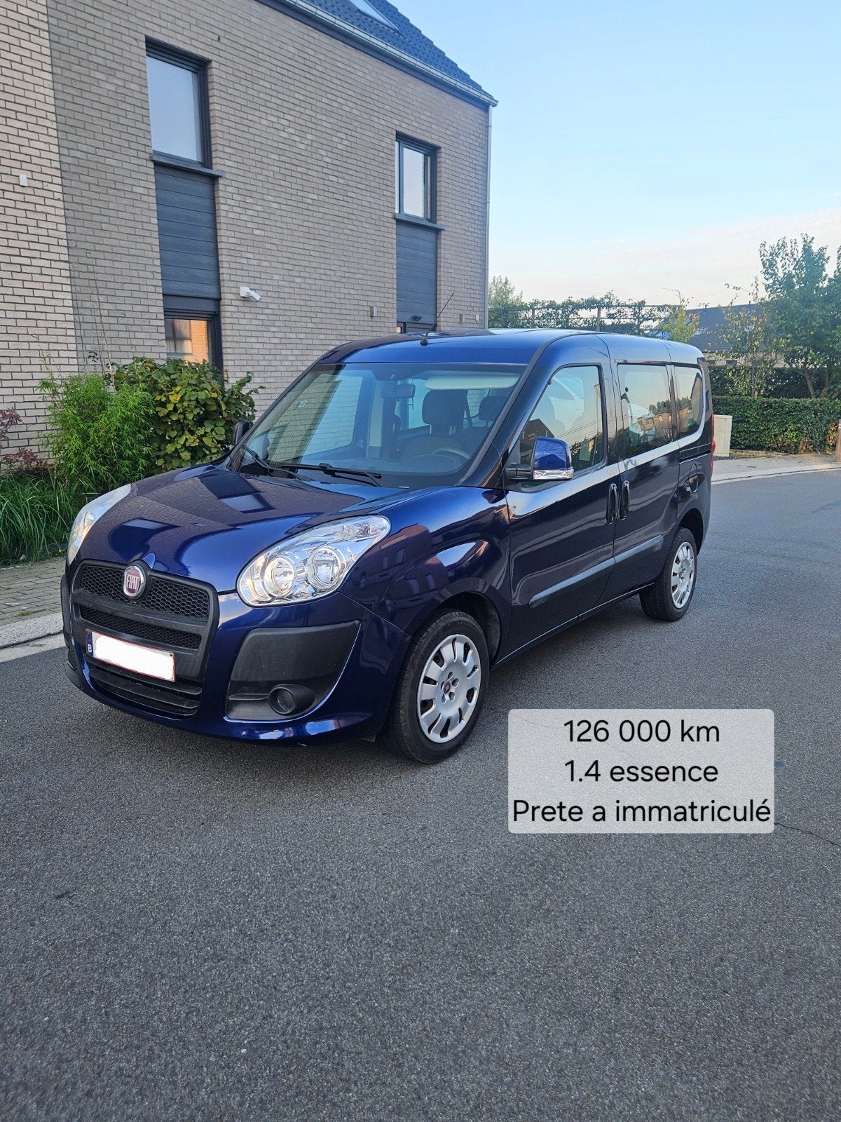 Gekeurd verkoop Fiat Doblo 1.4 benzine 1st Main 2013, Auto's, Euro 5, Doblo, Handgeschakeld, Particulier