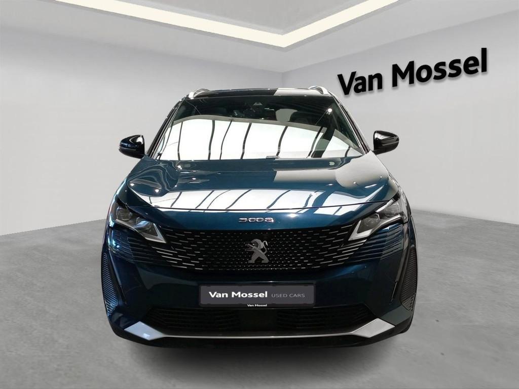 Peugeot 3008 Hybrid4 300 e-Auto8 GT 4x4/PANO/ZETELVERW/NAVI/, Auto's, Stof, 4 cilinders, Plug-in hybride, 5 zetels