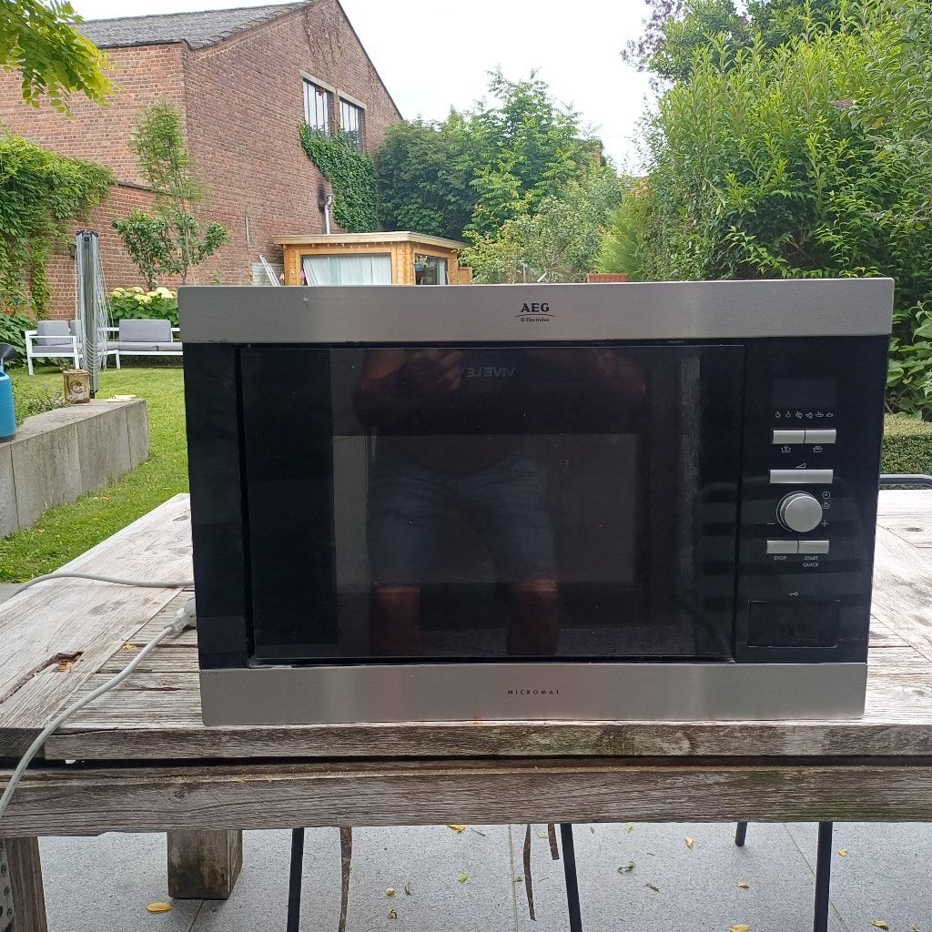 Microgolf Aeg elektrolux, Elektronische apparatuur, Ophalen, Gebruikt, Microgolfoven, Inbouw