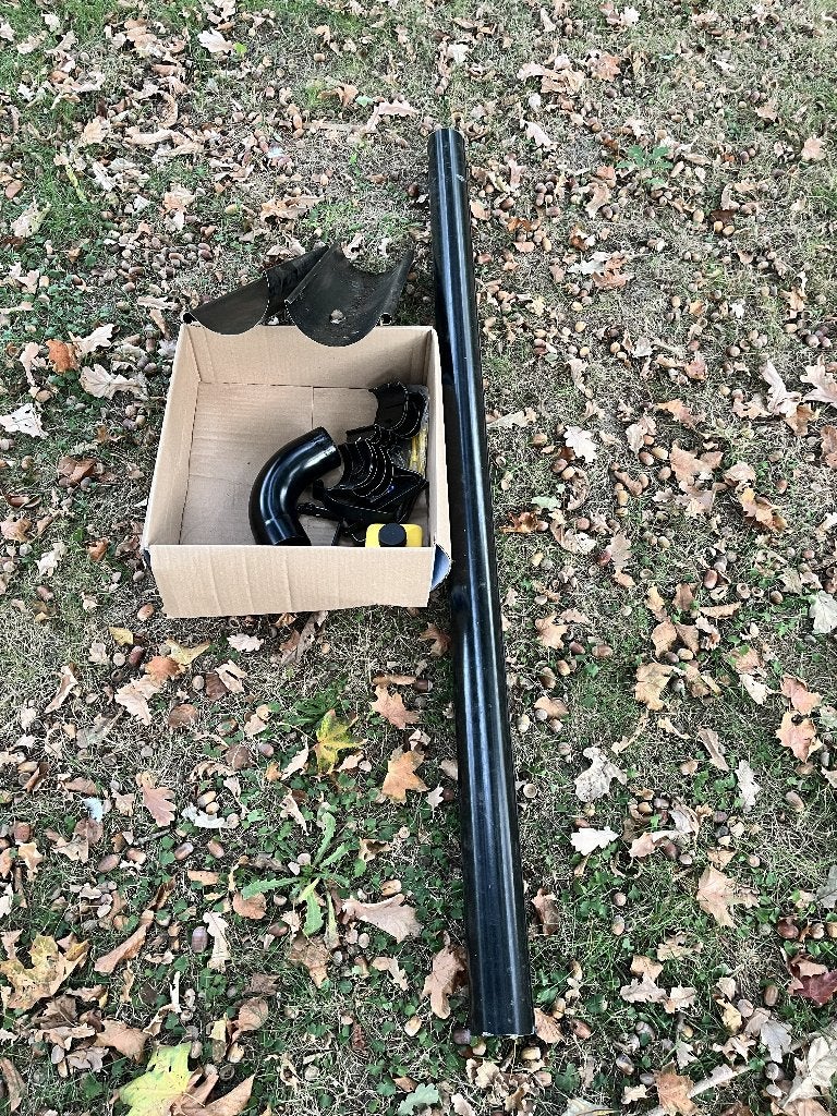 dakgoot benodigdheden gratis, Doe-het-zelf en Bouw, Ophalen, Nieuw, 20 tot 40 mm, Zink