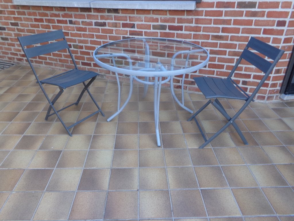 terrastafel -  stoelen, Enlèvement