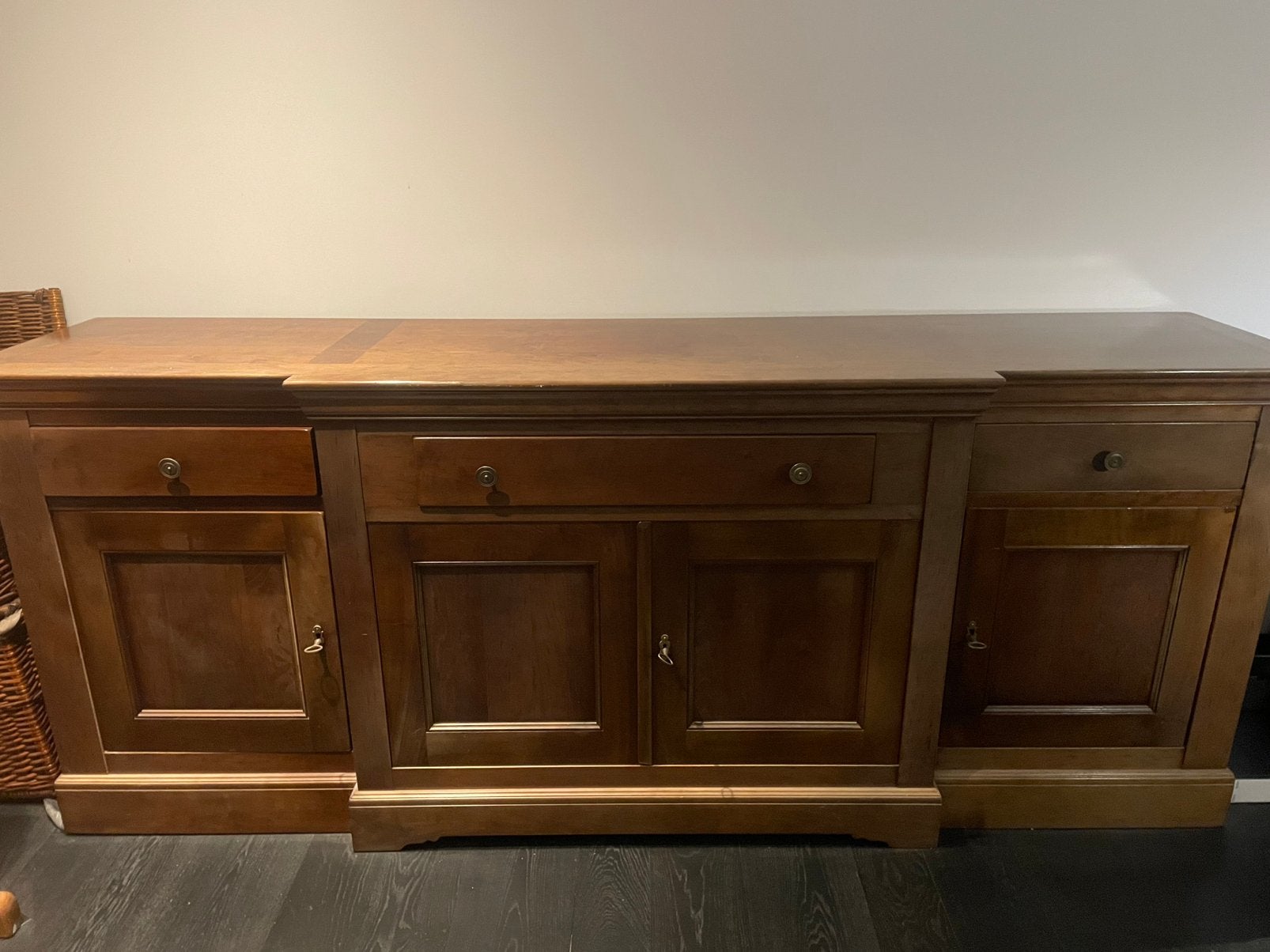 Originele Grange dressoirkast, Huis en Inrichting, Ophalen, Gebruikt, 200 cm of meer, Franse landelijke stijl