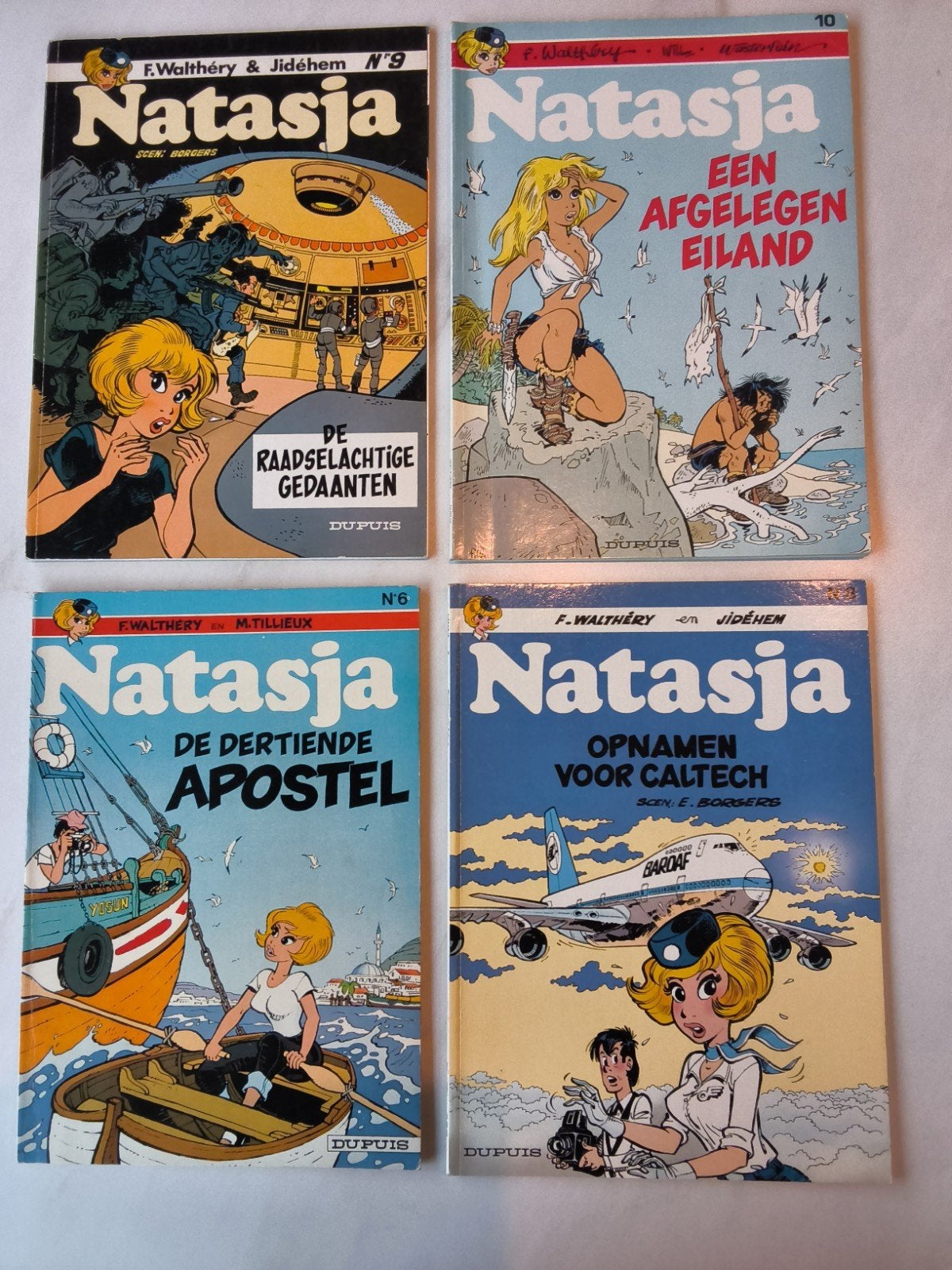 Natasja 12 strips  vanaf 1978, Boeken, Ophalen of Verzenden, Meerdere stripboeken, Francois Walthéry, Zo goed als nieuw