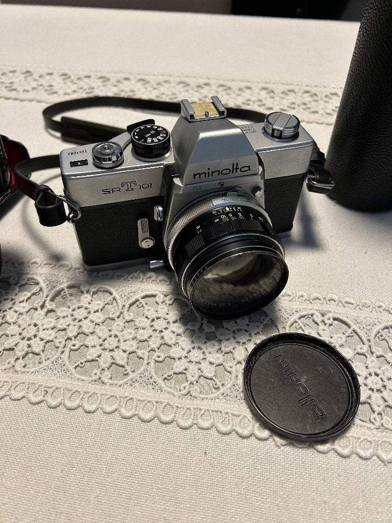 Minolta srT 101, Enlèvement, Comme neuf, Minolta