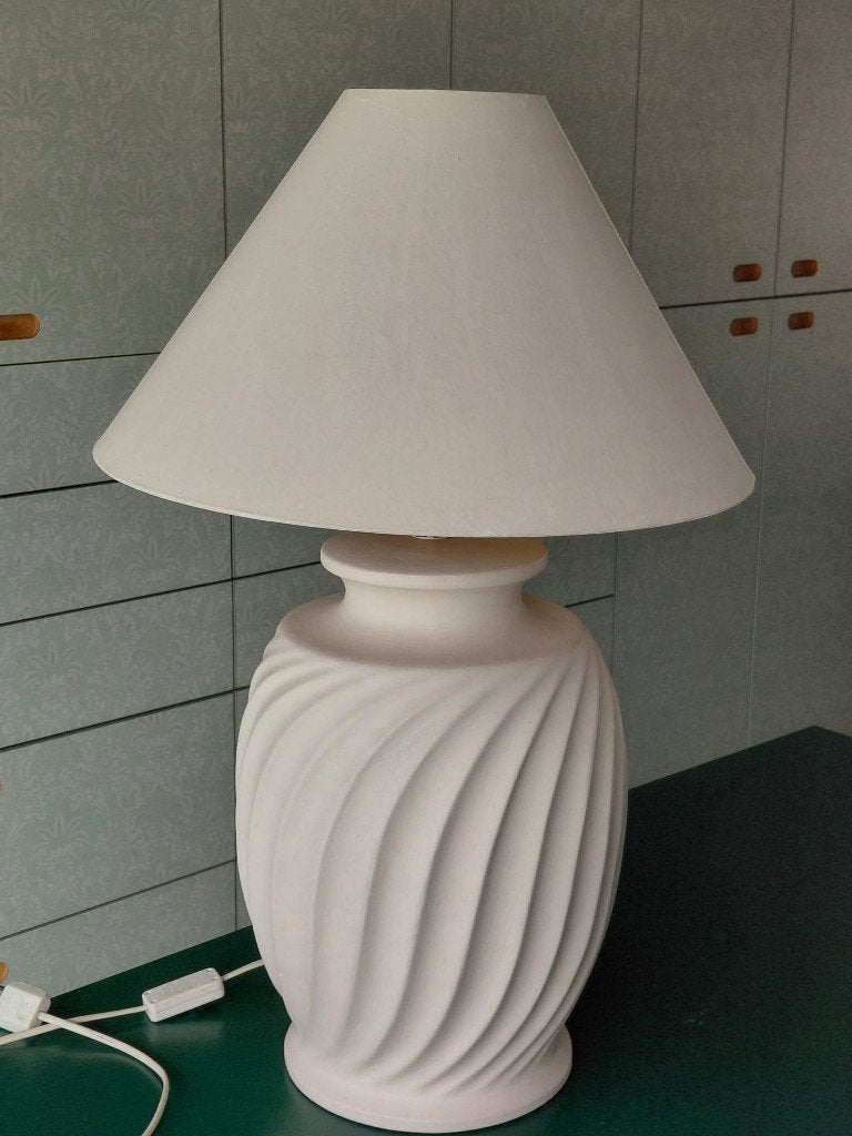 Witte spiraallamp modern design, Maison & Meubles, Cuisine | Vaisselle, Enlèvement, Utilisé, Classique, Autres types