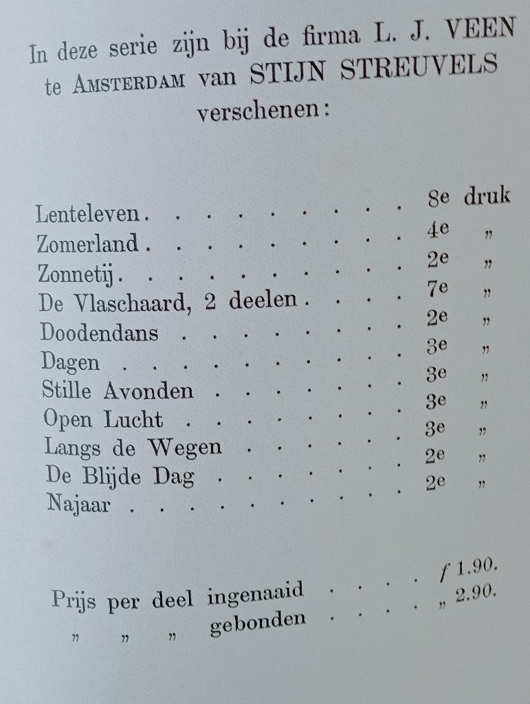 Oude boeken van Stijn Streuvels, Ophalen of Verzenden, Stijn Streuvels