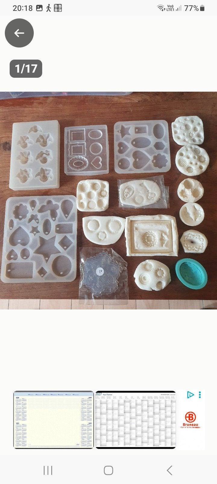 Klei mallen voor o.a. poppenhuis items, Collections, Enlèvement ou Envoi, Maison de poupées