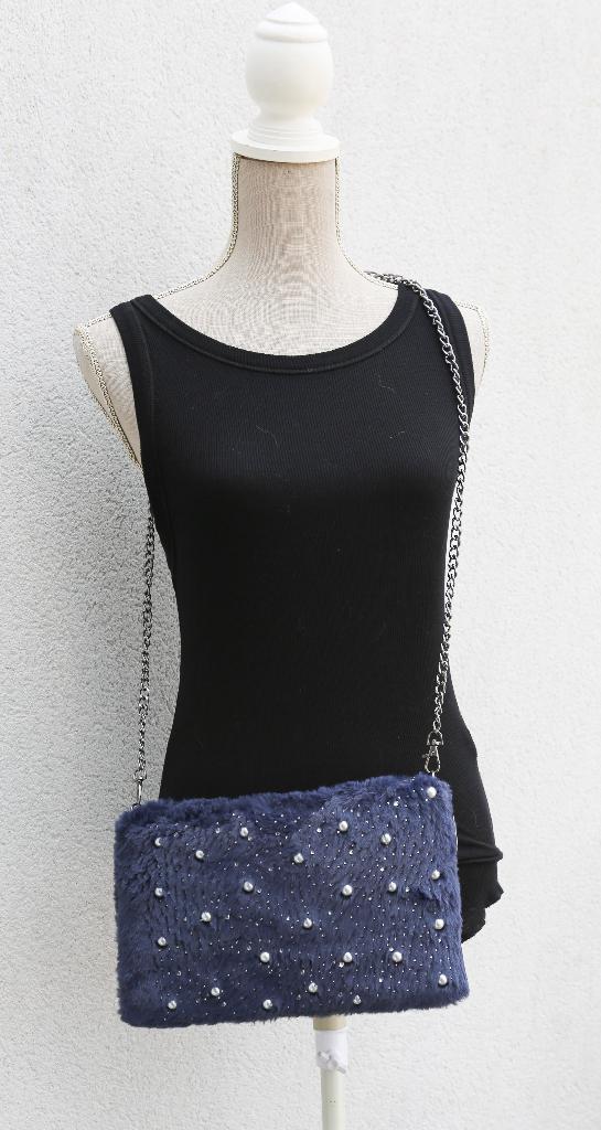Mooie nieuwe blauwe tas met schouderriem (of etui of buidel), Handtassen en Accessoires, Tassen | Damestassen, Ophalen of Verzenden