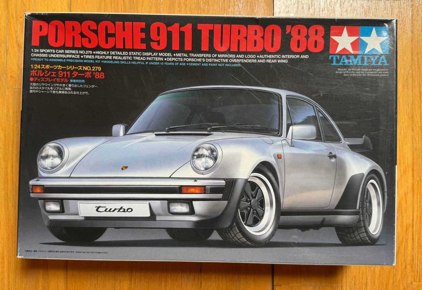 Tamiya Porsche 911 Turbo 1988 1:24 - 24279, Ophalen, Auto, Groter dan 1:32, Nieuw