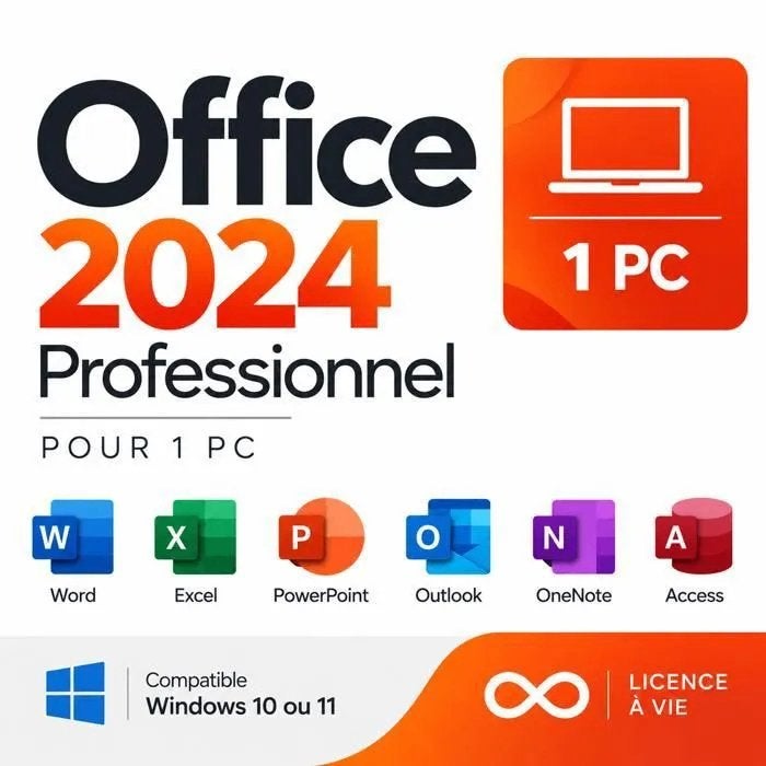 Pack Microsoft Office 2024, Informatique & Logiciels, Enlèvement, Neuf, Access, Windows