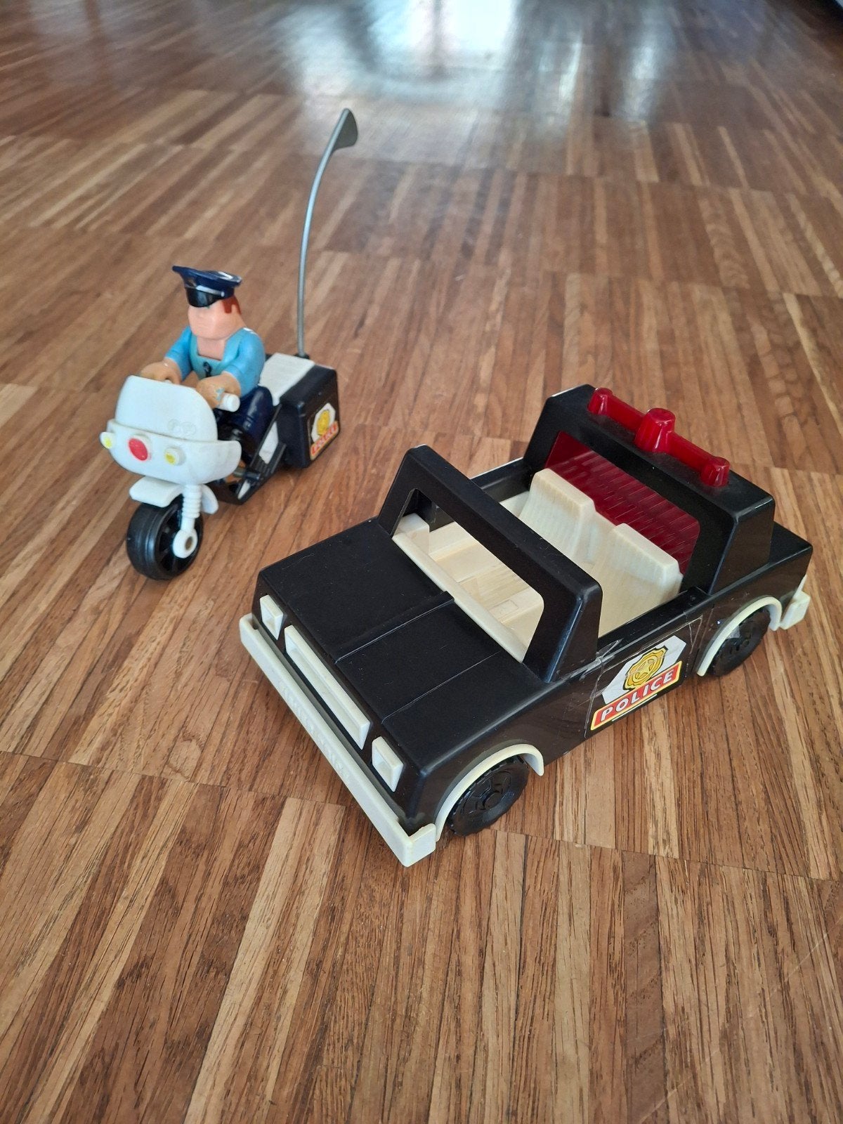 Vintage Fisher Price - Police Car Motorcycle, Enlèvement ou Envoi