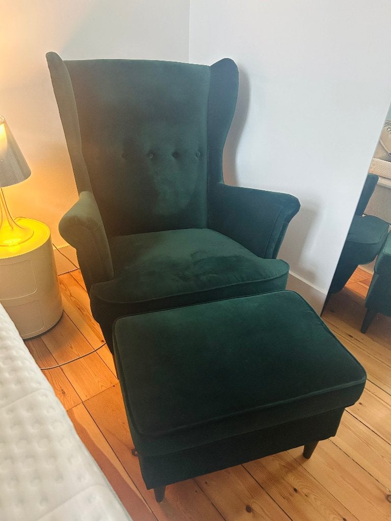 Fauteuil IKEA Strandmon, 75 à 100 cm, Comme neuf, Enlèvement, 50 à 75 cm