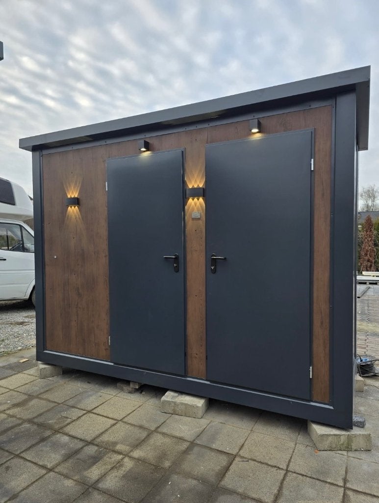 Toilet WC Container douche camping, Doe-het-zelf en Bouw, Sanitair, Nieuw, Douche, Glas, Ophalen