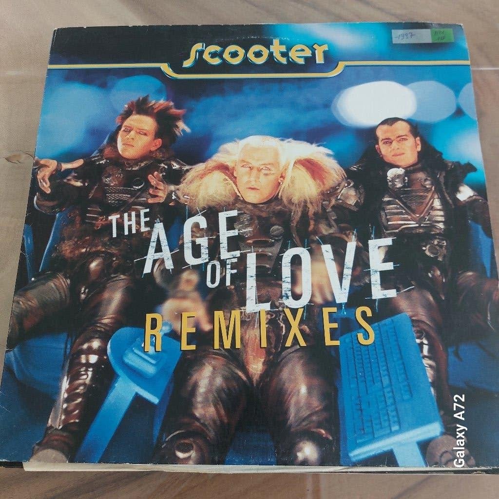 scooter the age of love rmxs 12 inch maxi, Trance, Ophalen of Verzenden, Zo goed als nieuw, 12 inch