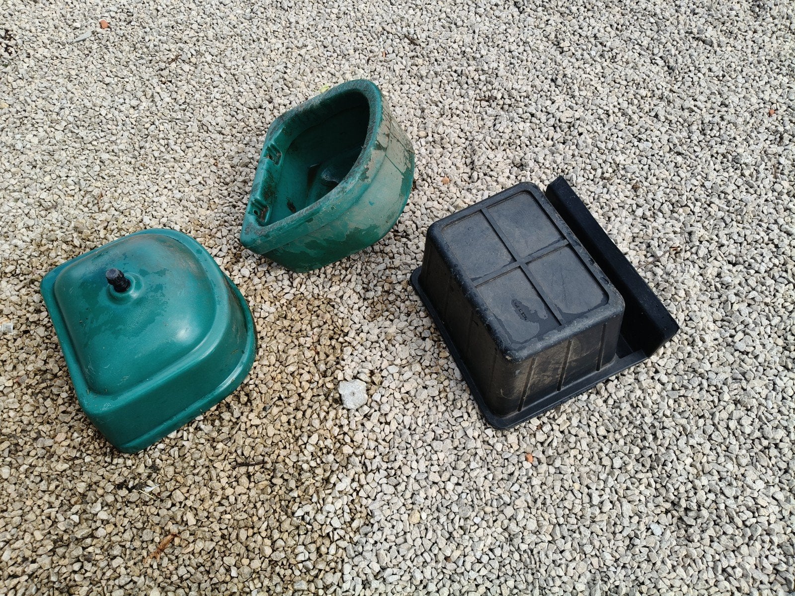 3 eetbakken paaard, Dieren en Toebehoren, Ophalen, Gebruikt