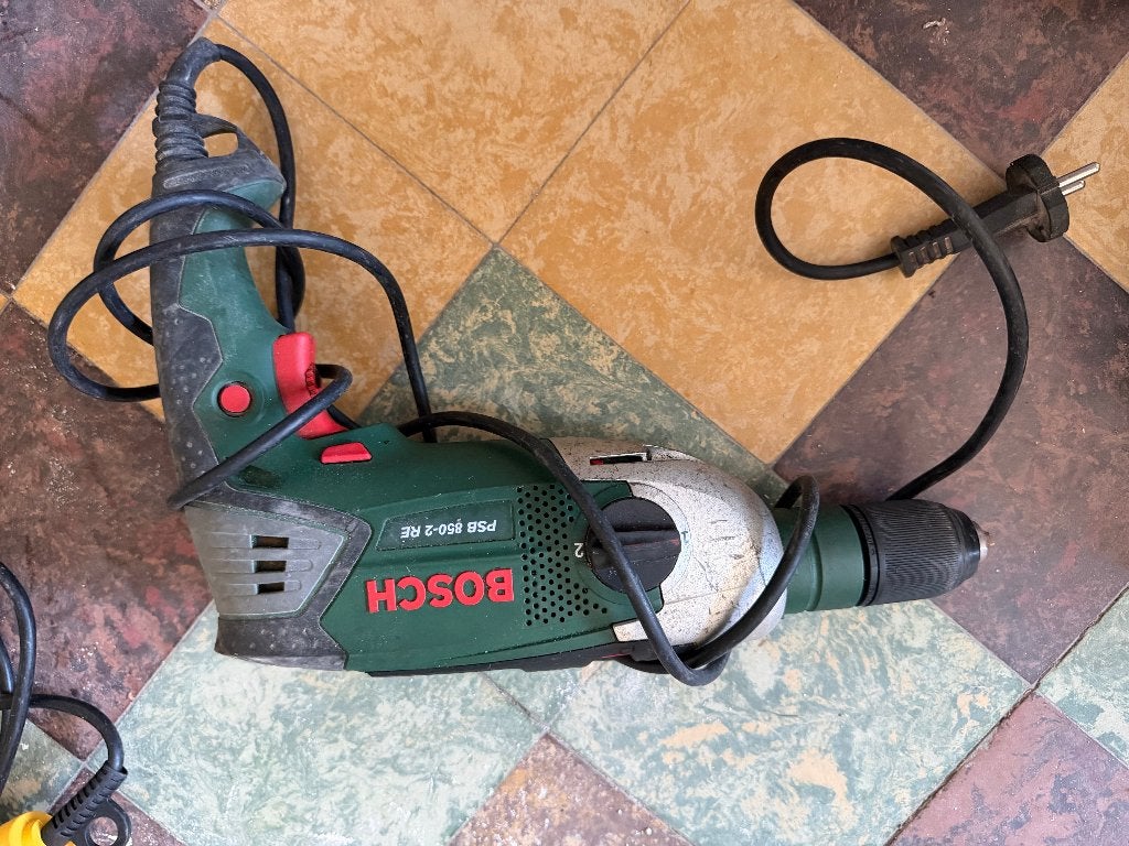 Perceuse Bosch PSB 850-2 RE  850 W, Bricolage & Construction, 600 watts ou plus, Enlèvement, Utilisé, Perceuse