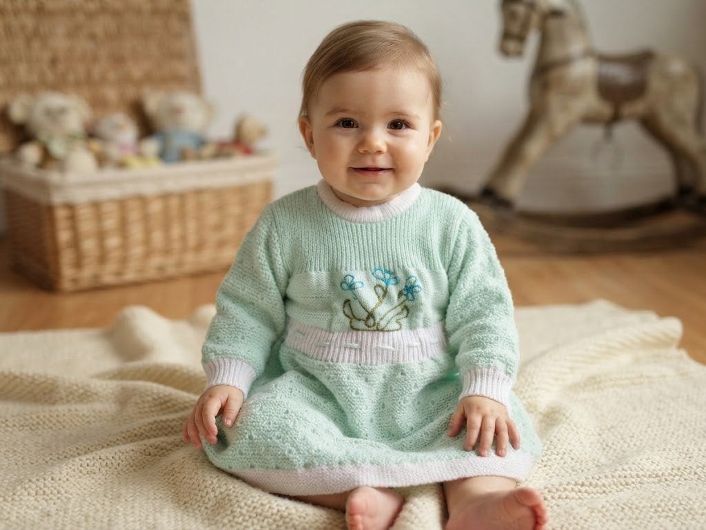 Vintage kleedje jurk baby jurk kleedje, Verzenden, Zo goed als nieuw