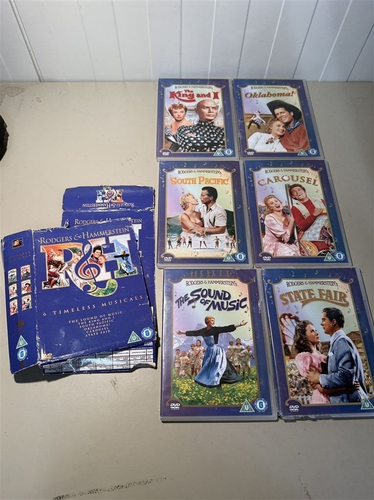 Rodgers and hammerstein - 6 timeless musicals dvd, Ophalen of Verzenden, Gebruikt