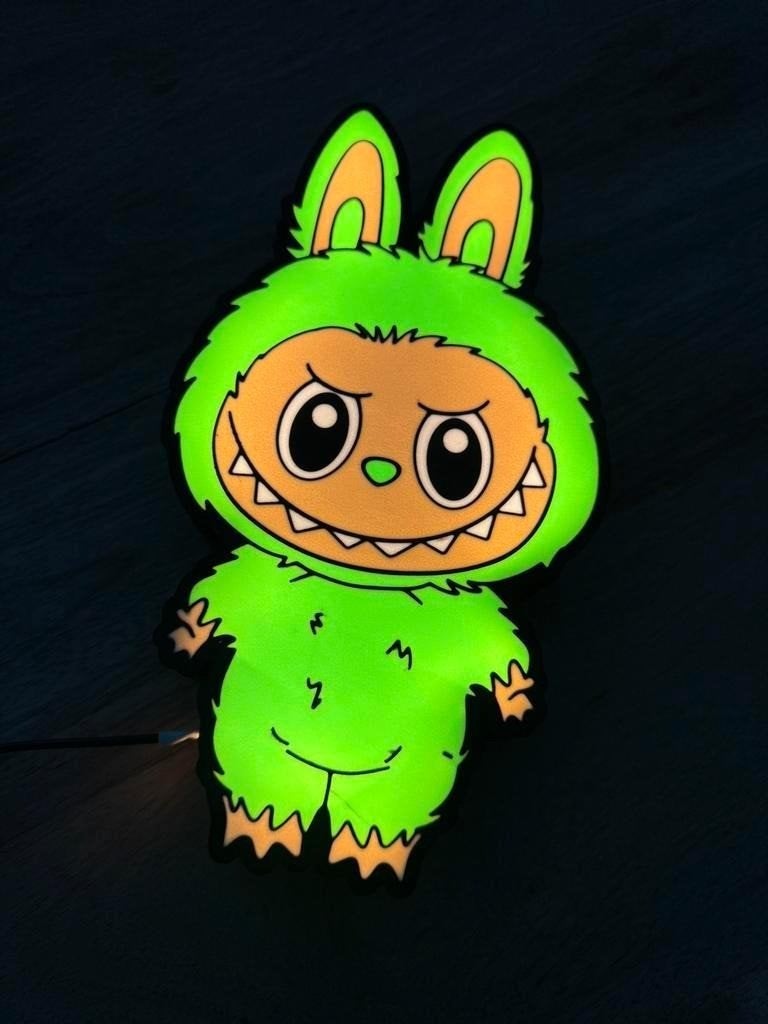 Labubu LED box via usb, Verzamelen, Poppetjes en Figuurtjes, Ophalen, Nieuw