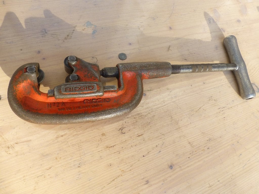buizensnijder pijpsnijder ridgid met goed mesje erop, Doe-het-zelf en Bouw, Gereedschap | Handgereedschap, Ophalen of Verzenden