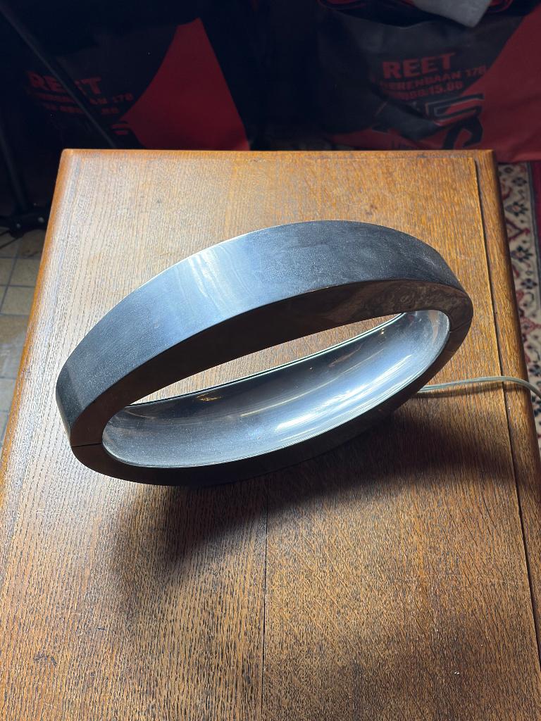 Vintage massive berio design tafellamp, Ophalen of Verzenden, Gebruikt, Overige materialen