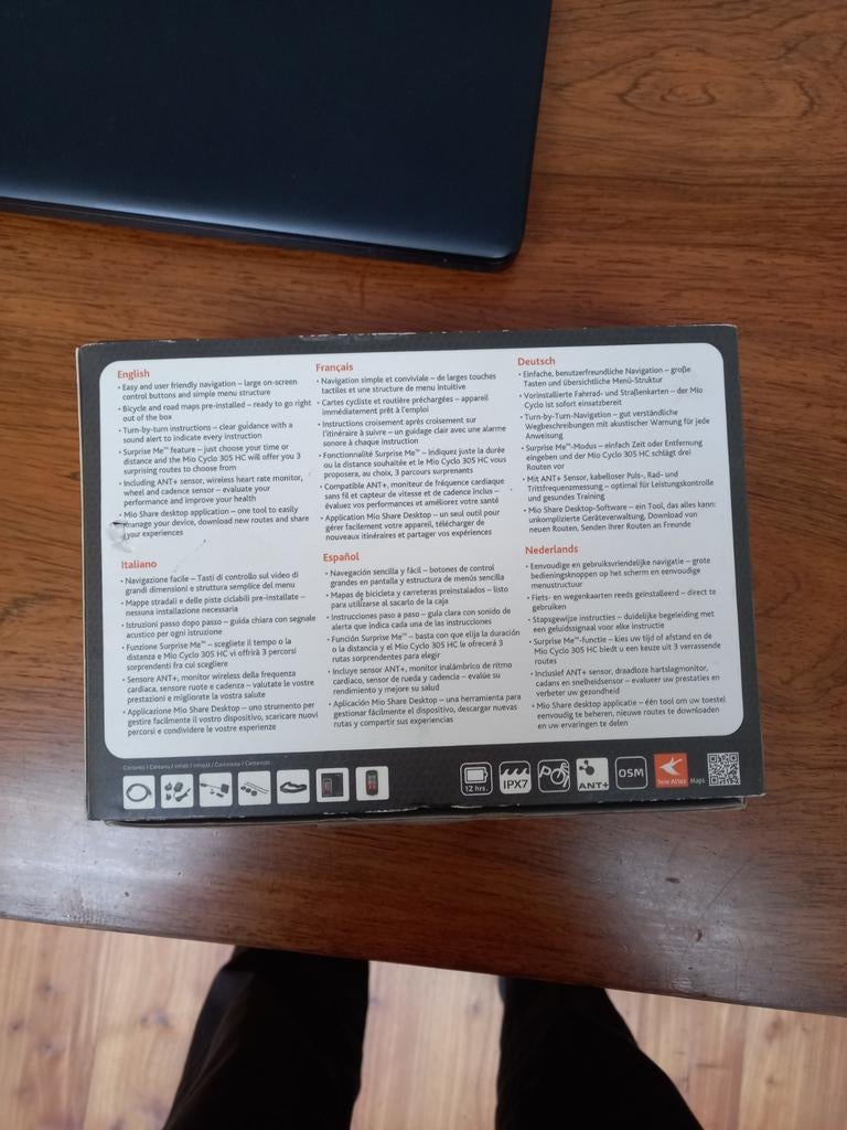 mio cyclo 305 hc. alles aanwezig. gebruik het niet meer., Fietsen en Brommers, Ophalen of Verzenden, GPS, Gebruikt
