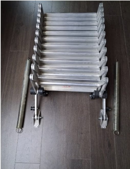 Plooitrap zoldertrap, 2 à 4 mètres, Pliable ou rétractable/escamotable, Échelle, Enlèvement