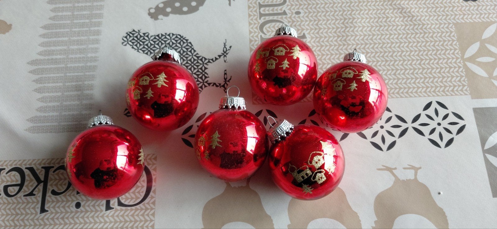 doosje met 6 kerstballen, Ophalen, Gebruikt