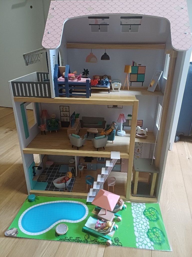 Poppenhuis, Kinderen en Baby's, Ophalen, Zo goed als nieuw, Poppenhuis