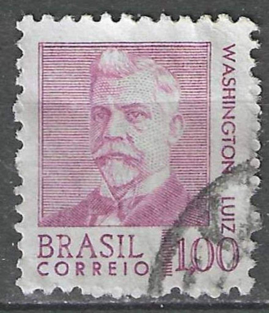 Brésil 1968 - Yvert 845 - Présidents du Brésil (ST), Envoi, Affranchi