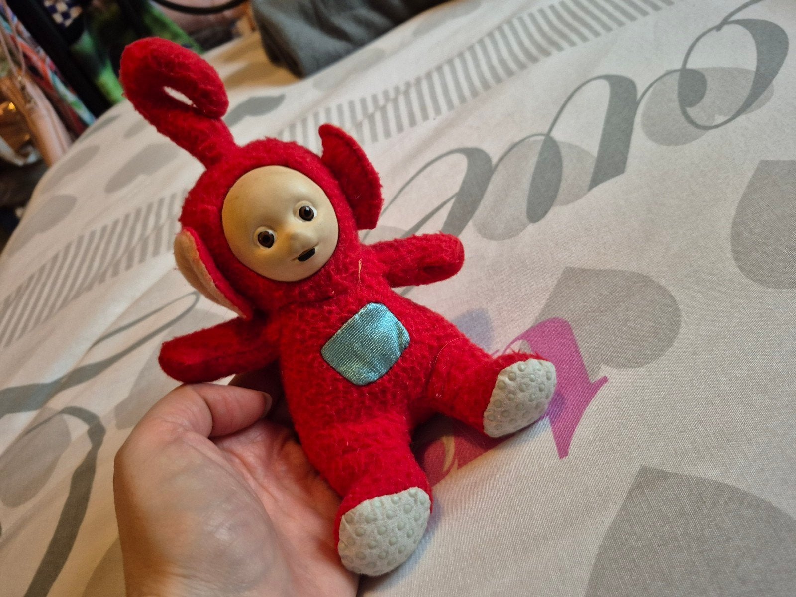 teletubbie knuffeltje vintage 19cm, Ophalen of Verzenden