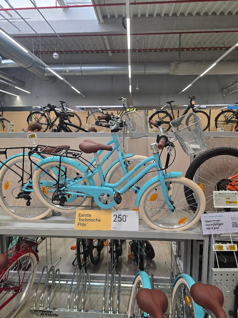 Kindefiets 9-12 jaar, Ophalen, Zo goed als nieuw, B-TWIN