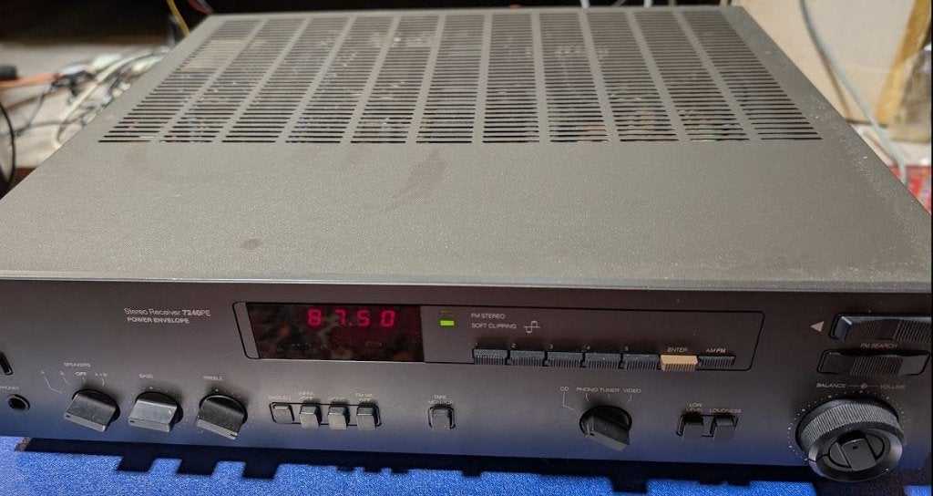 Récepteur stéréo NAD 7240PE, TV, Hi-fi & Vidéo, Autres marques, Enlèvement ou Envoi, 60 à 120 watts, Stéréo