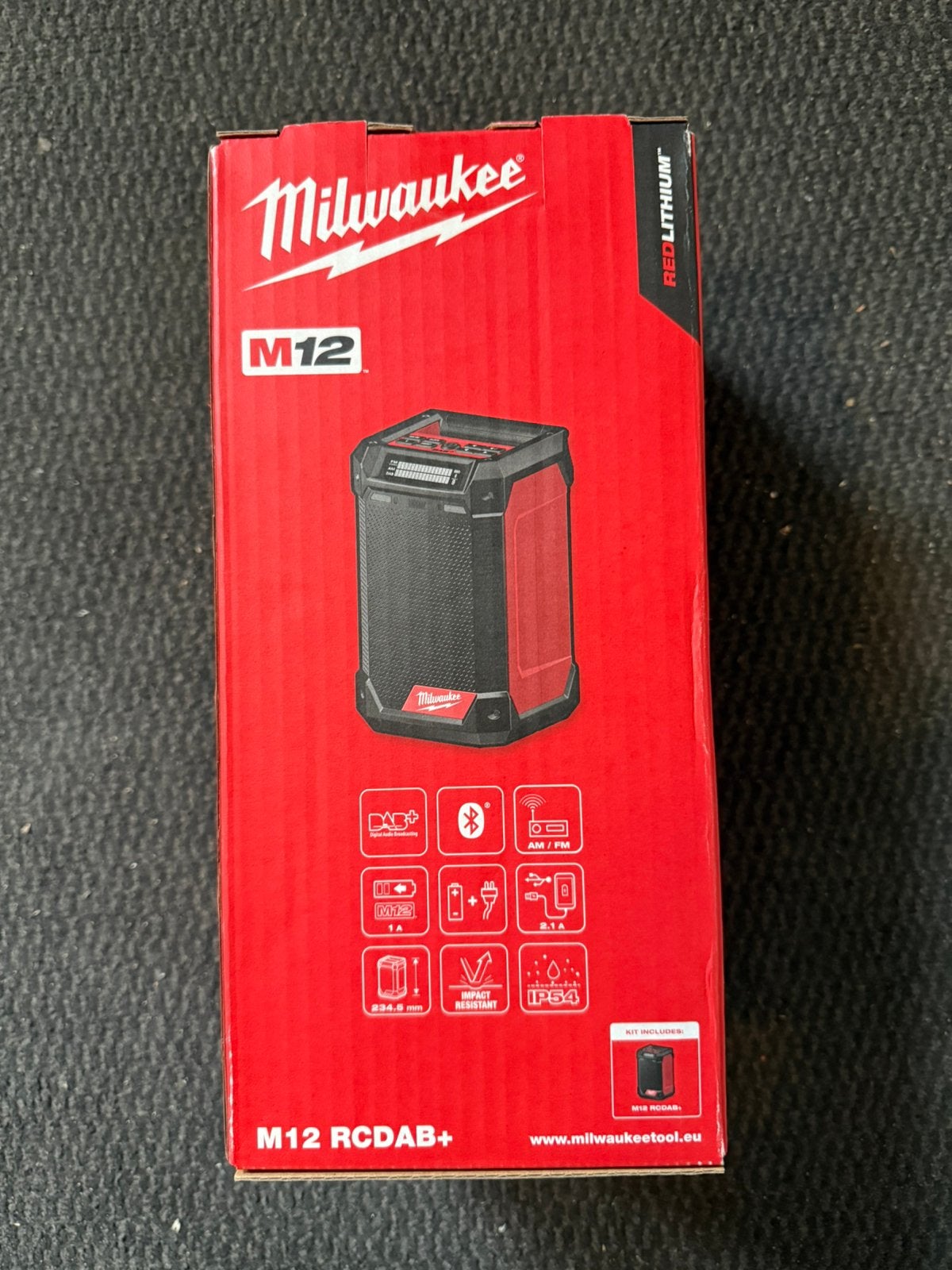 Radio à batterie Milwaukee M12 RCDAB+,, Enlèvement ou Envoi, Neuf