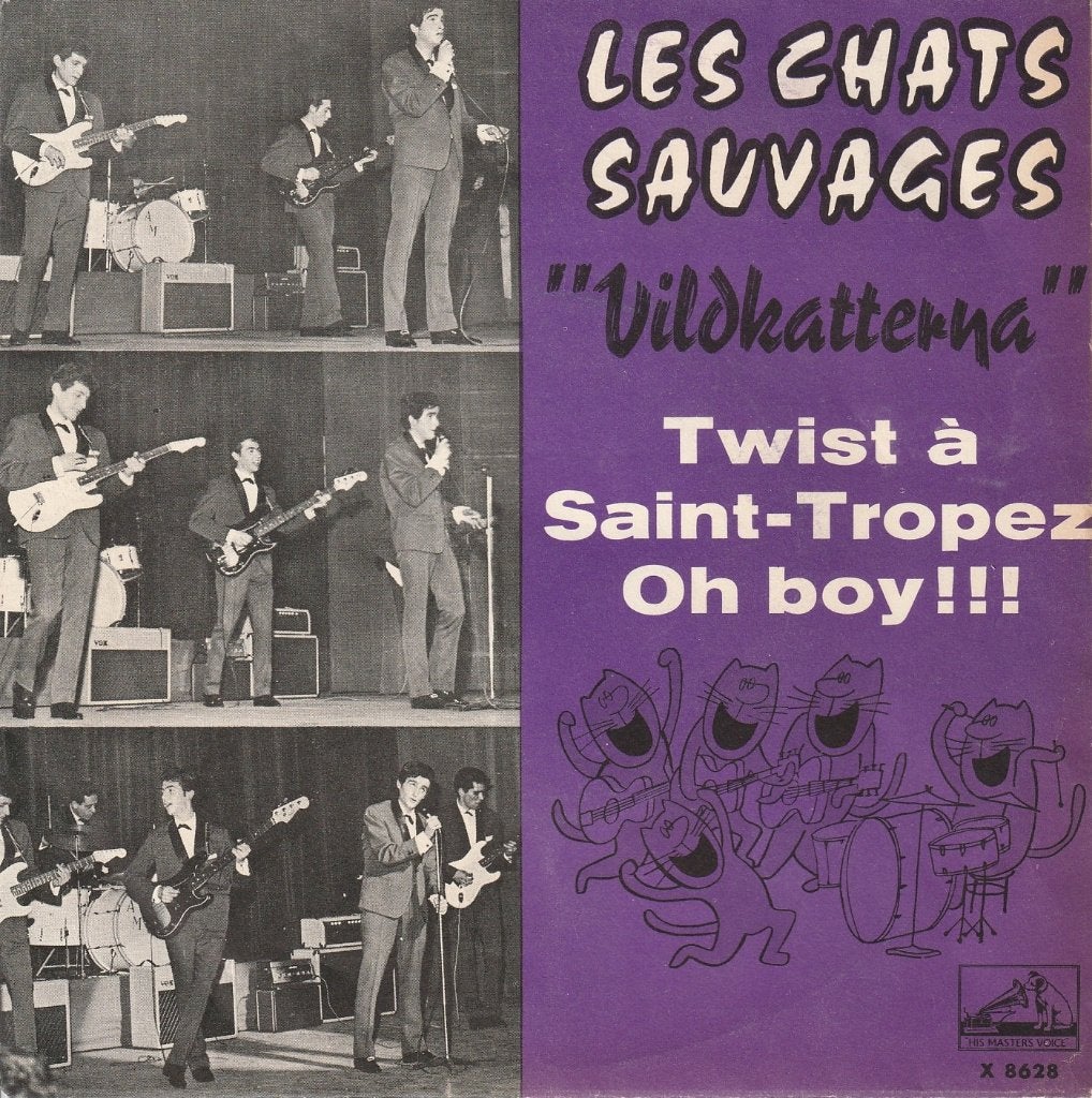 Chats Sauvages - Twist à Saint-Tropez, 7 inch, Pochette photo, Utilisé, Pop