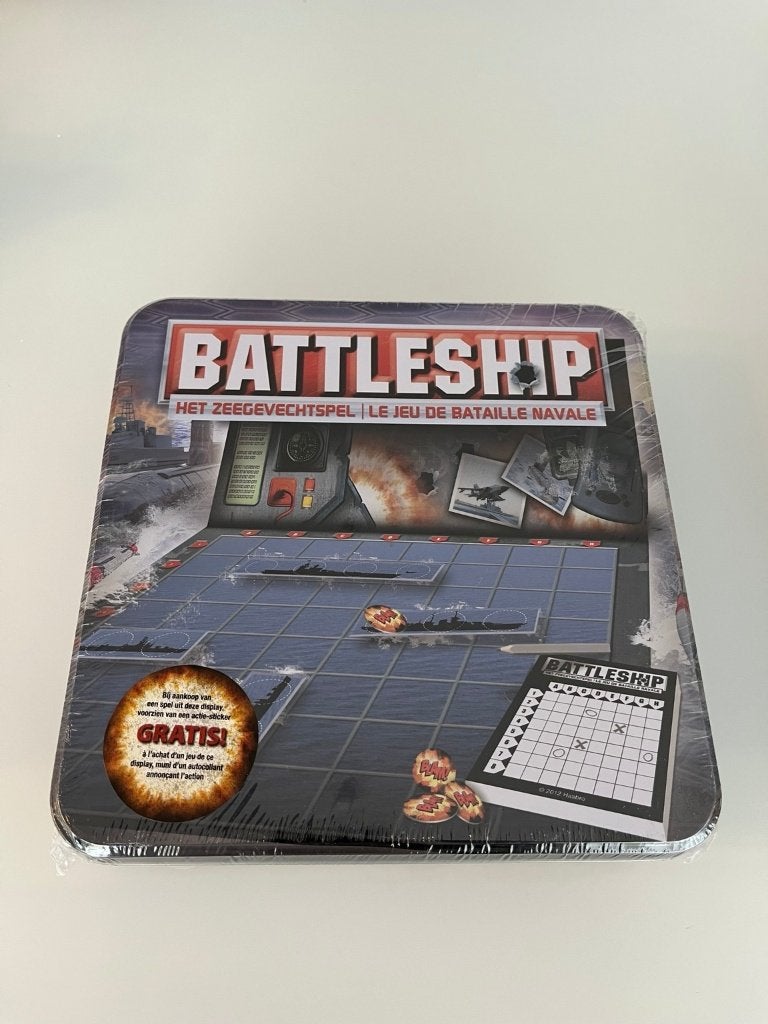 Battleship bataille navale boîte métal 2012 – scellé, Neuf, Jeu de voyage, HASBRO, Enlèvement ou Envoi